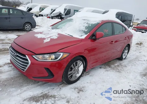 2017 Hyundai Elantra Se z USA, uszkodzony, nr VIN 5NPD84LF2HH123136